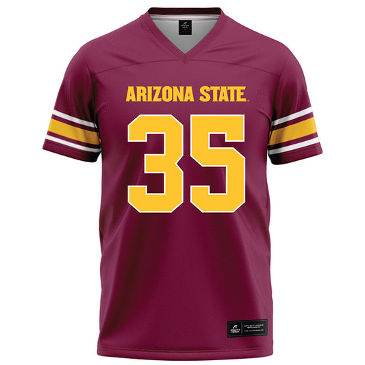 Arizona State - NCAA Football : Jesus Gomez - Maroon Football Jersey-0