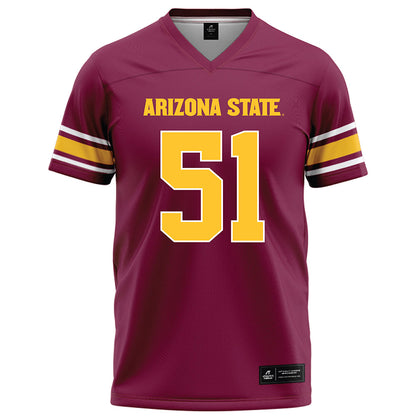 Arizona State - NCAA Football : Cole Marszalek - Maroon Football Jersey