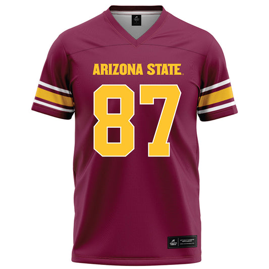 Arizona State - NCAA Football : Zechariah Sample - Maroon Football Jersey