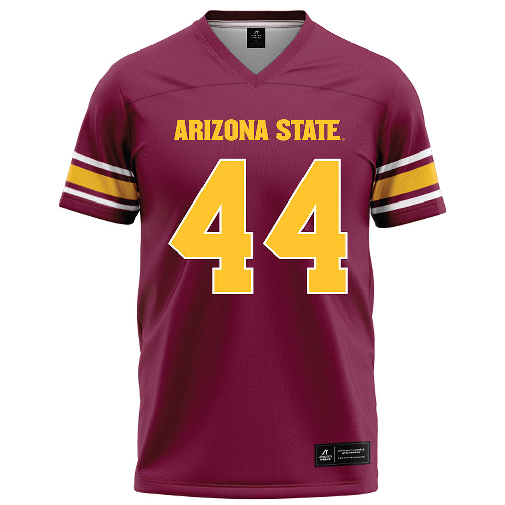 Arizona State - NCAA Football : Sinjin Schmitt - Maroon Football Jersey