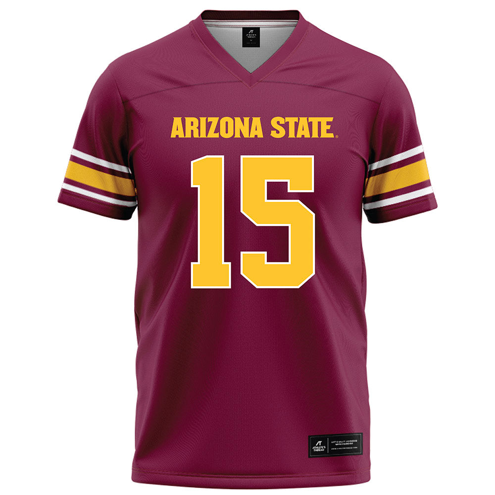Arizona State - NCAA Football : Khamari Anderson - Maroon Football Jersey-0