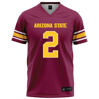 Arizona State - NCAA Football : Xavion Alford - Maroon Football Jersey