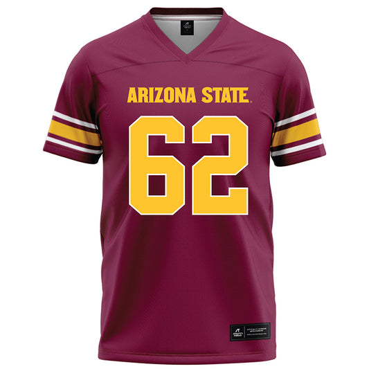 Arizona State - NCAA Football : Ben Coleman - Maroon Football Jersey