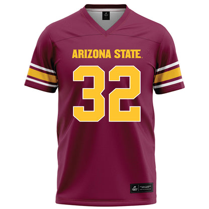 Arizona State - NCAA Football : Deric English - Maroon Football Jersey