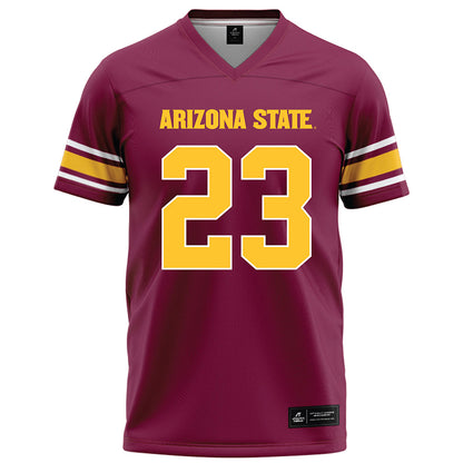 Arizona State - NCAA Football : Benjamin Alefaio-Lilii - Maroon Football Jersey-0