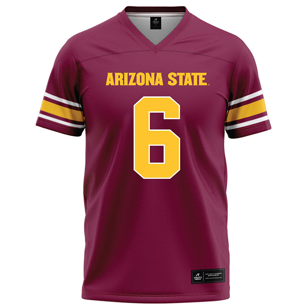 Arizona State - NCAA Football : Adrian Wilson - Maroon Football Jersey-0