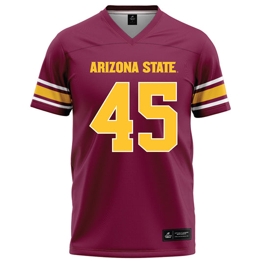 Arizona State - NCAA Football : Tristan Bacon - Maroon Football Jersey-0