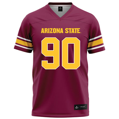 Arizona State - NCAA Football : Cade Davis - Maroon Football Jersey-0