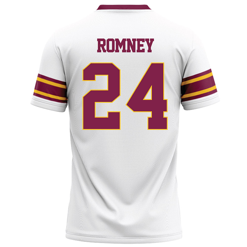 Arizona State - NCAA Football : Tate Romney - White Football Jersey