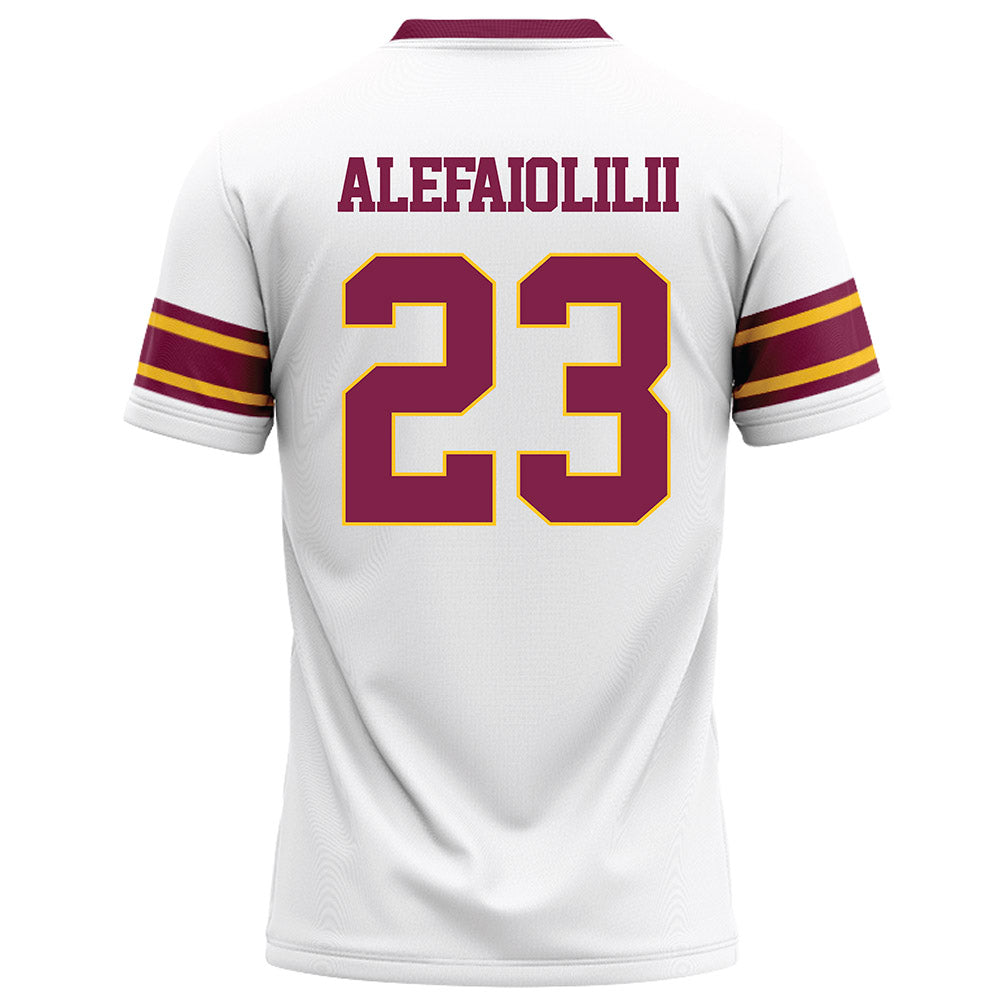 Arizona State - NCAA Football : Benjamin Alefaio-Lilii - White Football Jersey-1