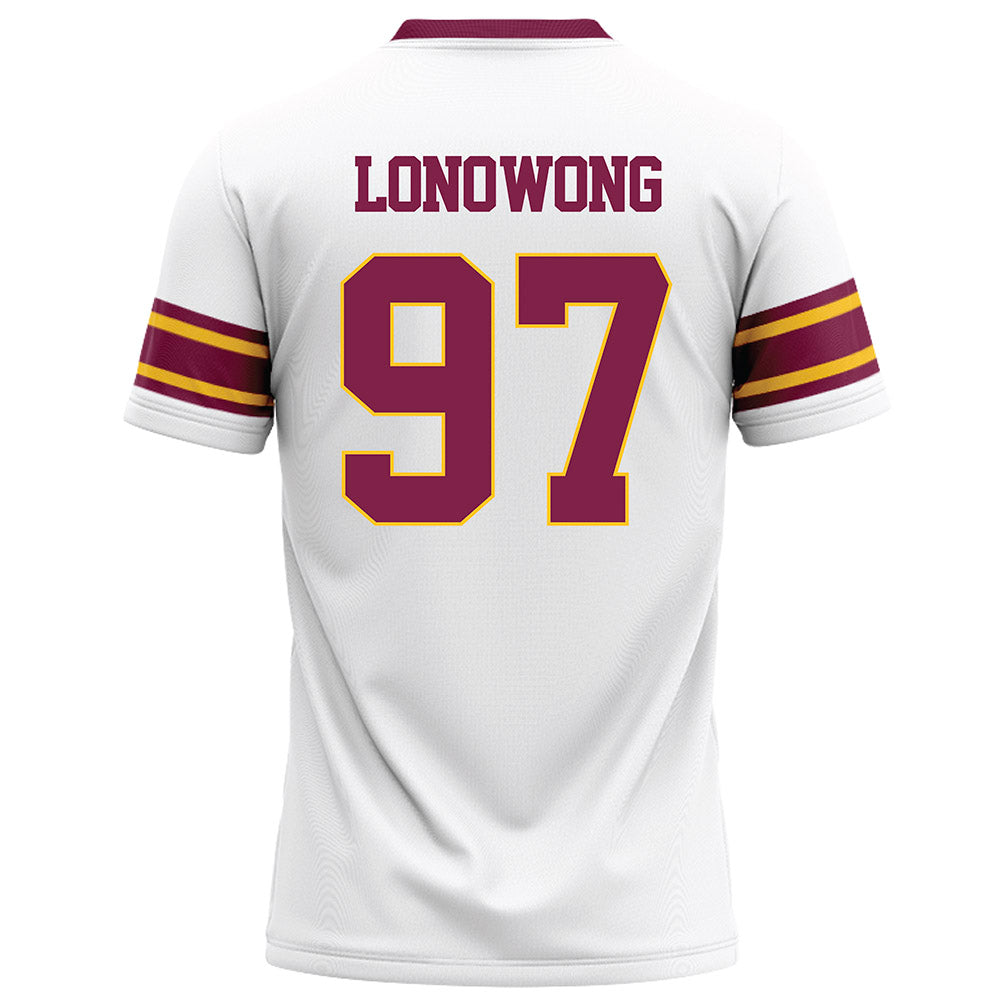 Arizona State - NCAA Football : Blazen Lono-Wong - White Football Jersey-1