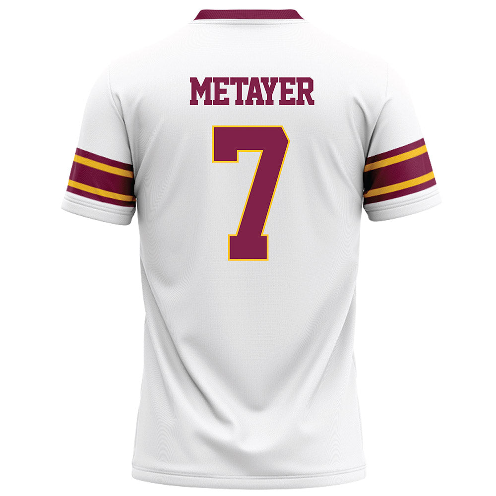Arizona State - NCAA Football : Chamon Metayer - White Football Jersey-1