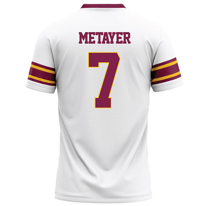 Arizona State - NCAA Football : Chamon Metayer - White Football Jersey-1