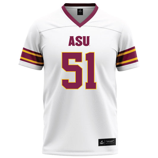 Arizona State - NCAA Football : Desean Bryant Jr - White Football Jersey-0