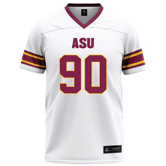 Arizona State - NCAA Football : Kyran Bourda - White Football Jersey