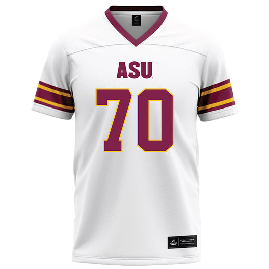 Arizona State - NCAA Football : Jalen Klemm - White Football Jersey-0