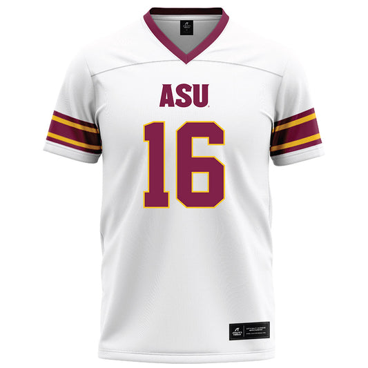 Arizona State - NCAA Football : Trenton Bourguet - White Football Jersey