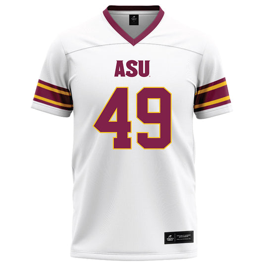 Arizona State - NCAA Football : Prayer Young-Blackgoat - White Football Jersey-0