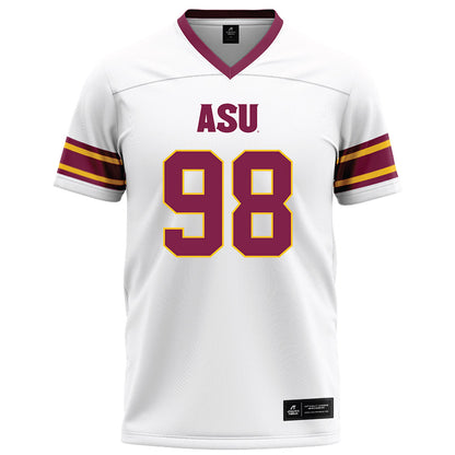 Arizona State - NCAA Football : Jacob Rich Kongaika - White Football Jersey