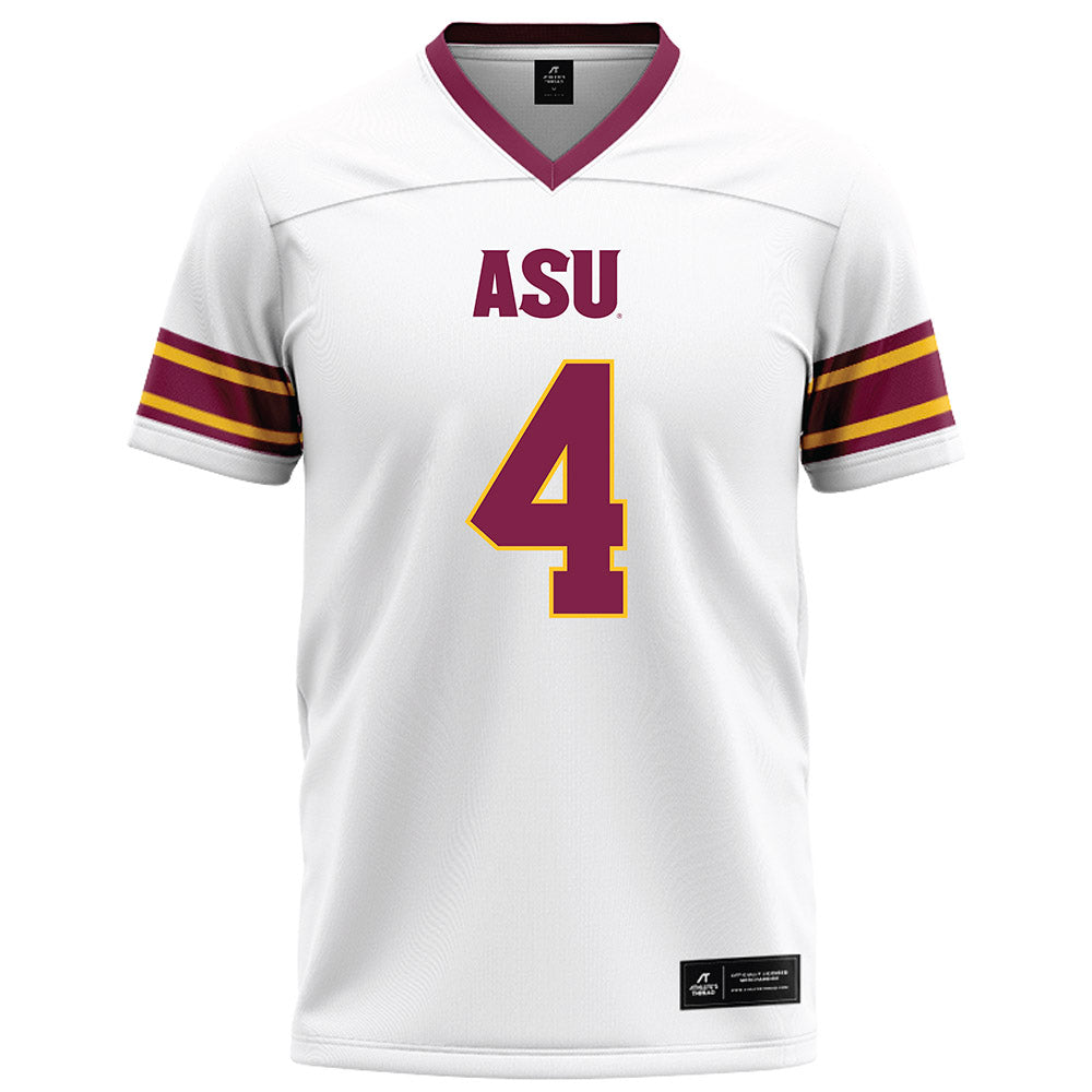 Arizona State - NCAA Football : Myles Rowser - White Football Jersey-0