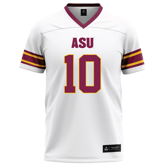 Arizona State - NCAA Football : Sam Leavitt - White Football Jersey