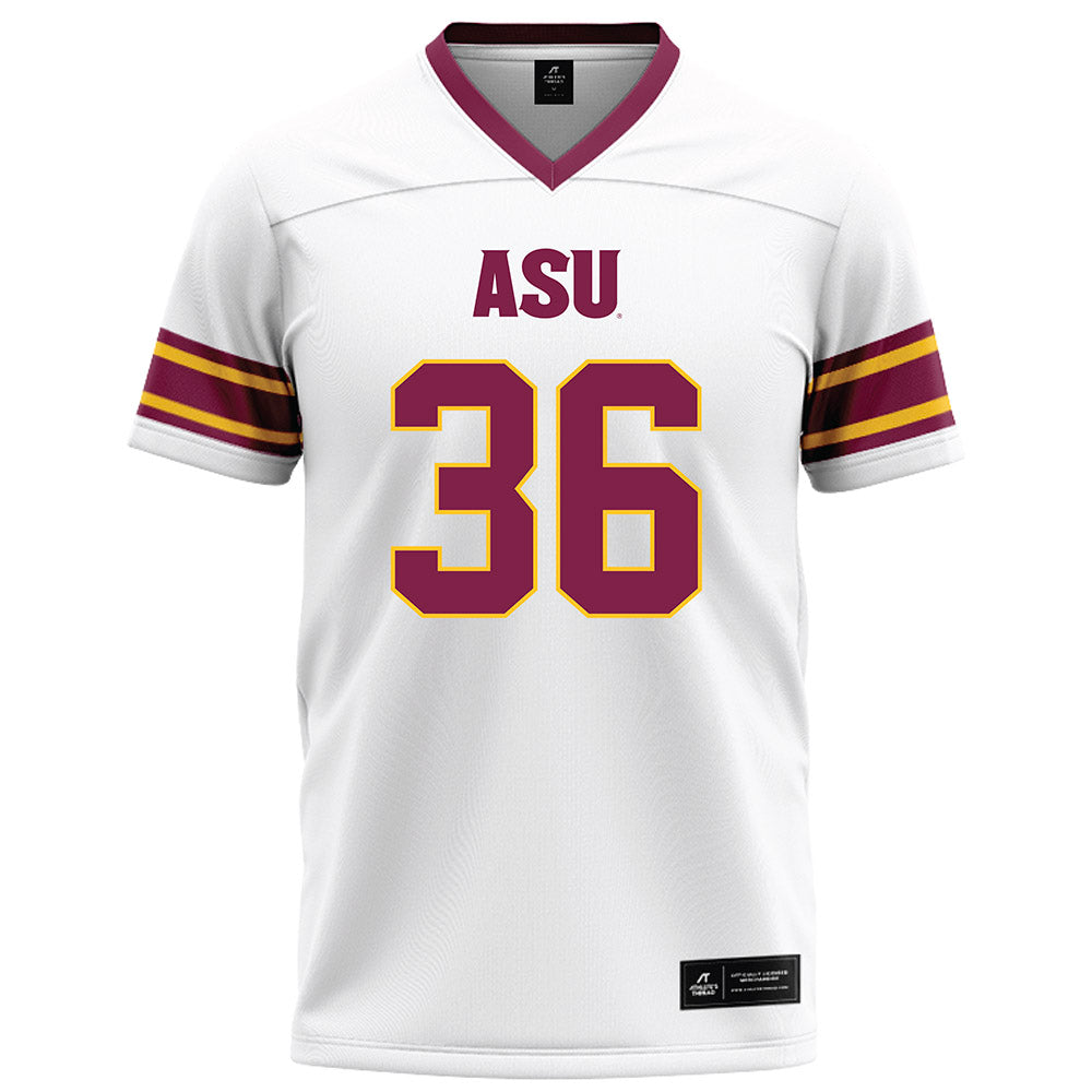Arizona State - NCAA Football : Salesi Manu - White Football Jersey