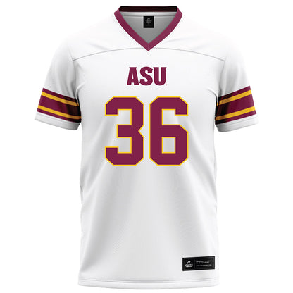 Arizona State - NCAA Football : Salesi Manu - White Football Jersey