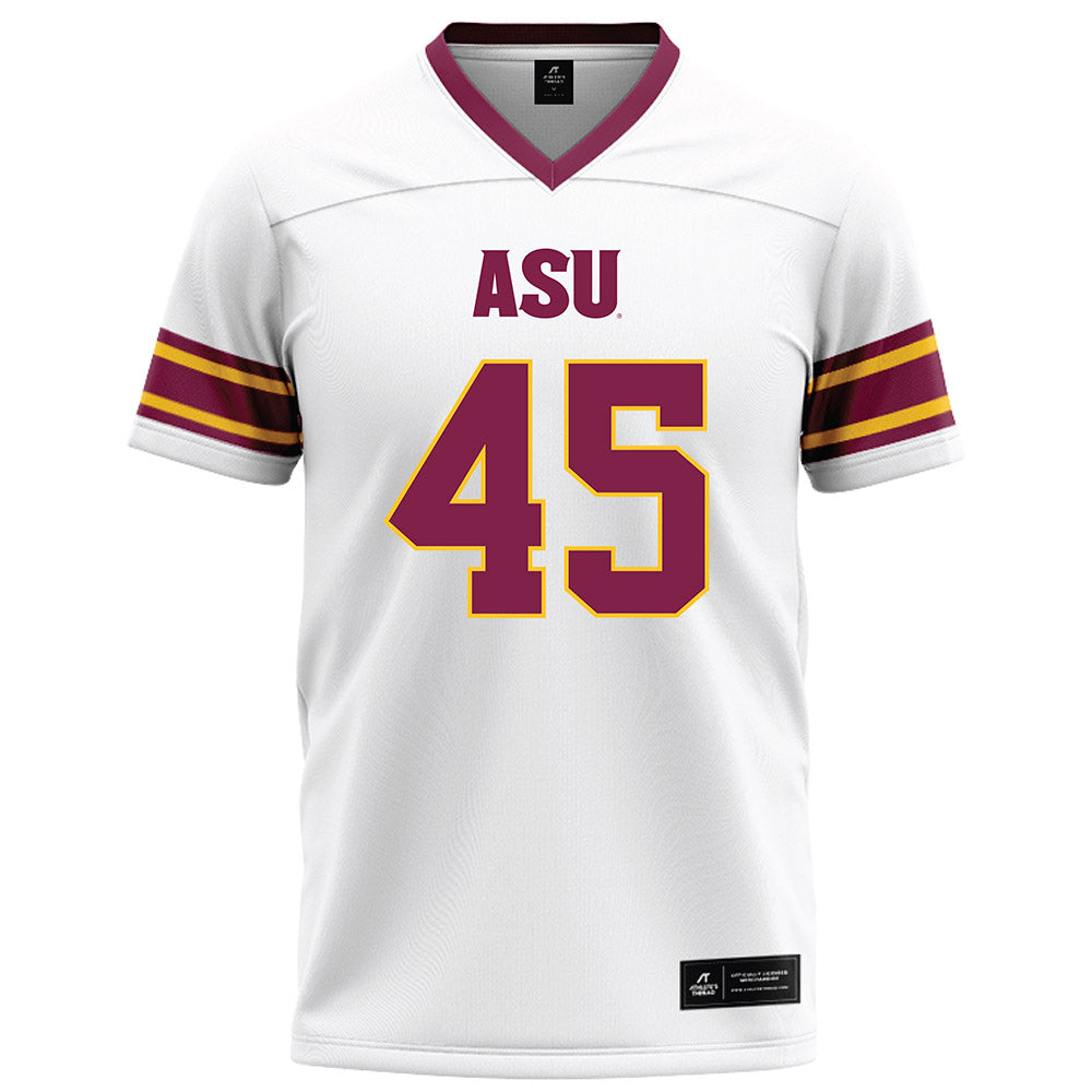 Arizona State - NCAA Football : Tristan Bacon - White Football Jersey-0