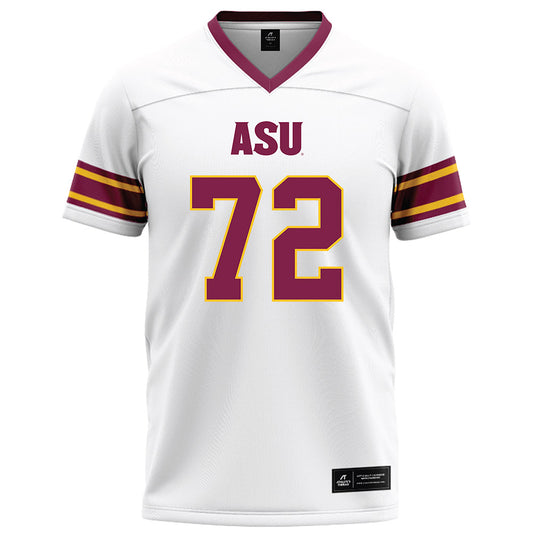 Arizona State - NCAA Football : Kaden Haeckel - White Football Jersey