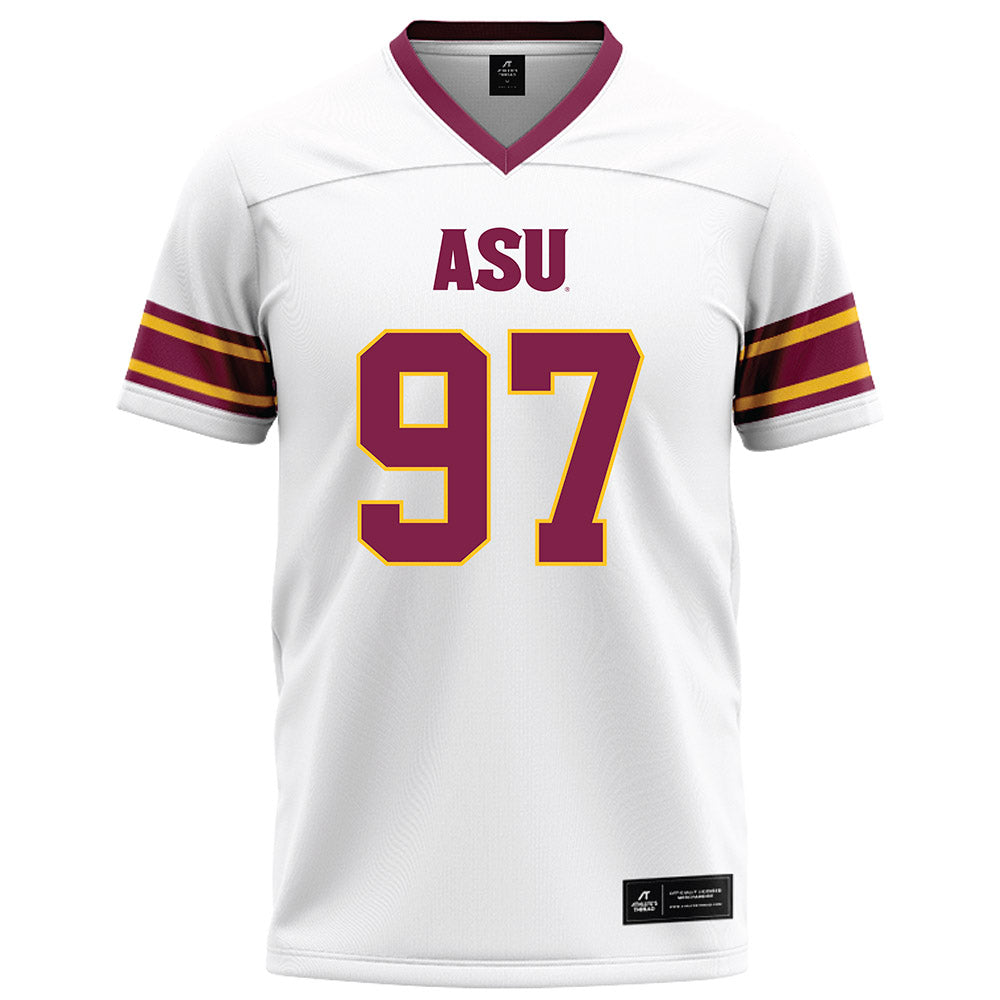 Arizona State - NCAA Football : Blazen Lono-Wong - White Football Jersey-0