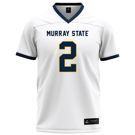 Murray State - NCAA Football : Michael Thomas Jr - White Football Jersey-0