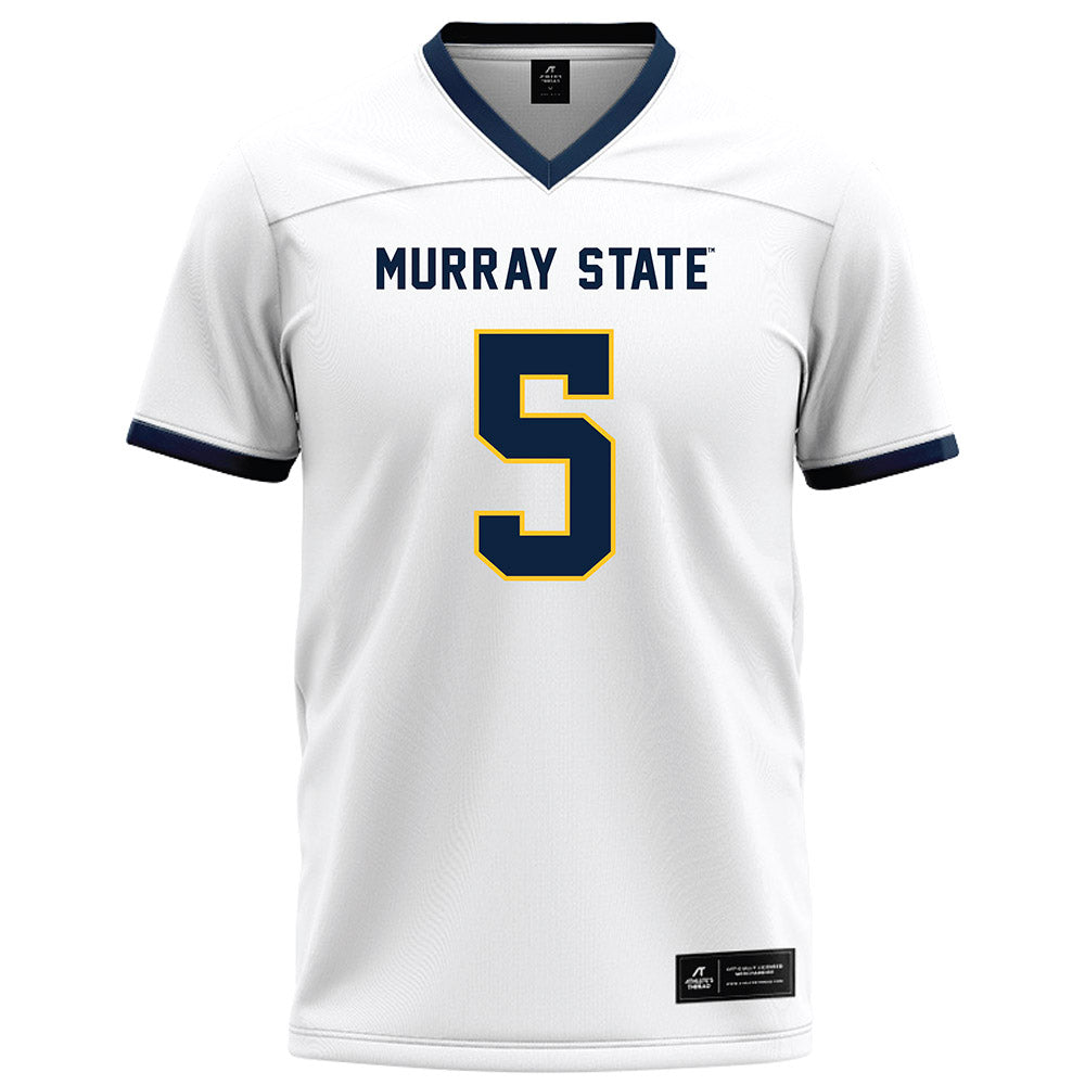Murray State - NCAA Football : Sawyer Deerman - White Football Jersey-0
