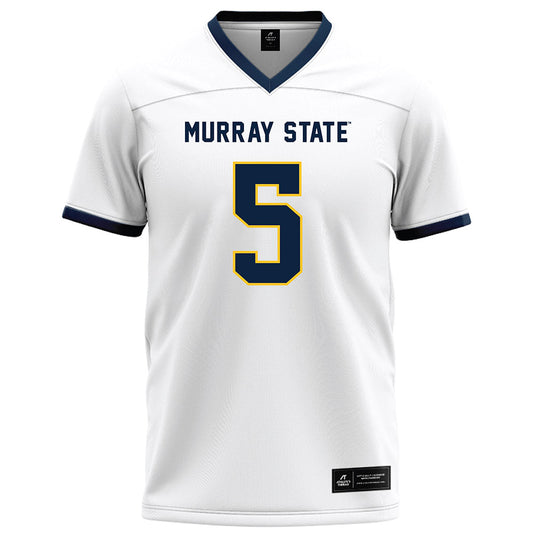 Murray State - NCAA Football : Sawyer Deerman - White Football Jersey-0