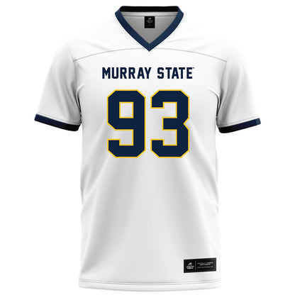 Murray State - NCAA Football : CJ Sanderson - White Football Jersey-0
