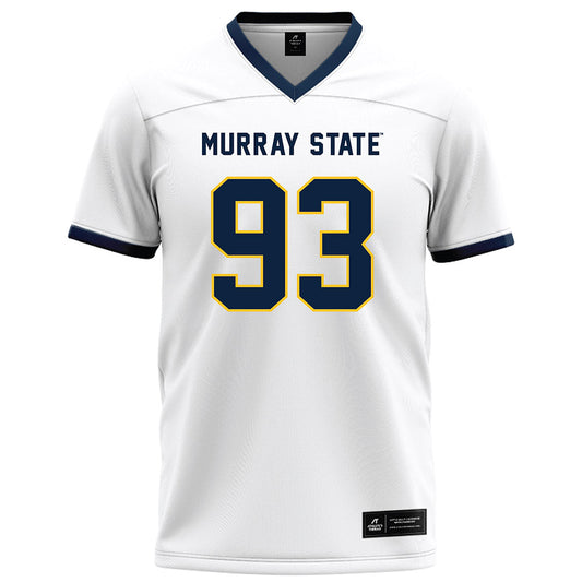 Murray State - NCAA Football : CJ Sanderson - White Football Jersey-0