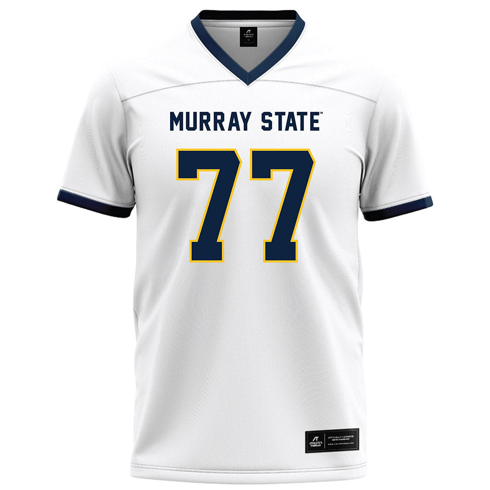 Murray State - NCAA Football : Thomas Zimbalatti - White Football Jersey-0