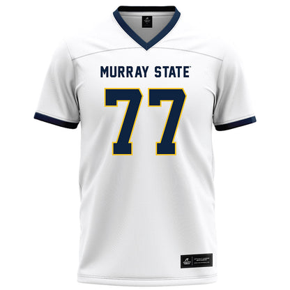 Murray State - NCAA Football : Thomas Zimbalatti - White Football Jersey-0