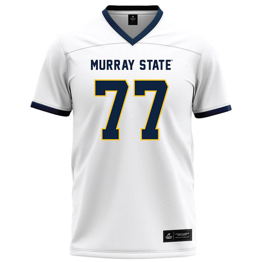 Murray State - NCAA Football : Thomas Zimbalatti - White Football Jersey-0