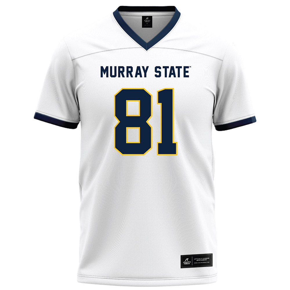 Murray State - NCAA Football : Ty Brown - White Football Jersey-0