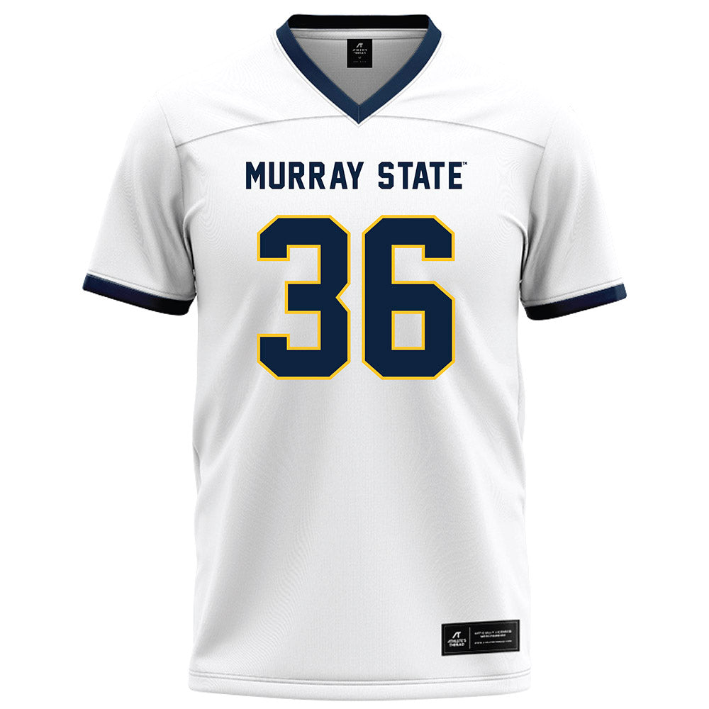 Murray State - NCAA Football : Jack Massey - White Football Jersey-0