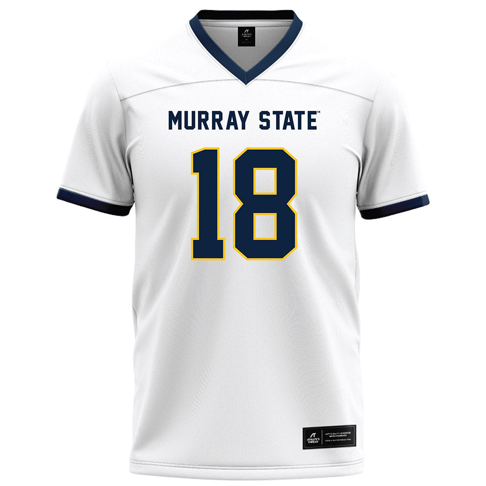 Murray State - NCAA Football : Huseyin Simsir - White Football Jersey-0
