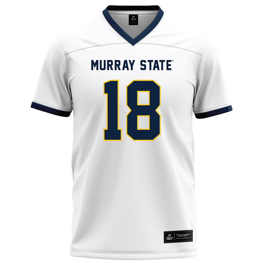 Murray State - NCAA Football : Huseyin Simsir - White Football Jersey-0