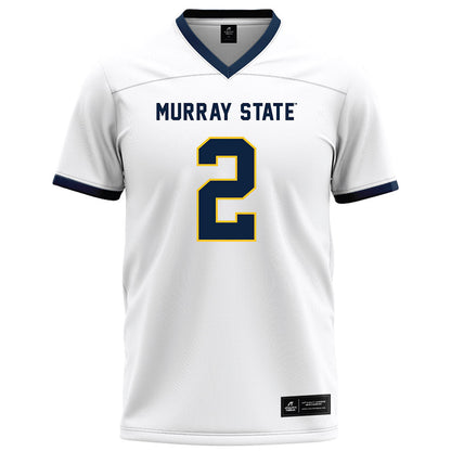 Murray State - NCAA Football : Jkalon Carter - White Football Jersey-0
