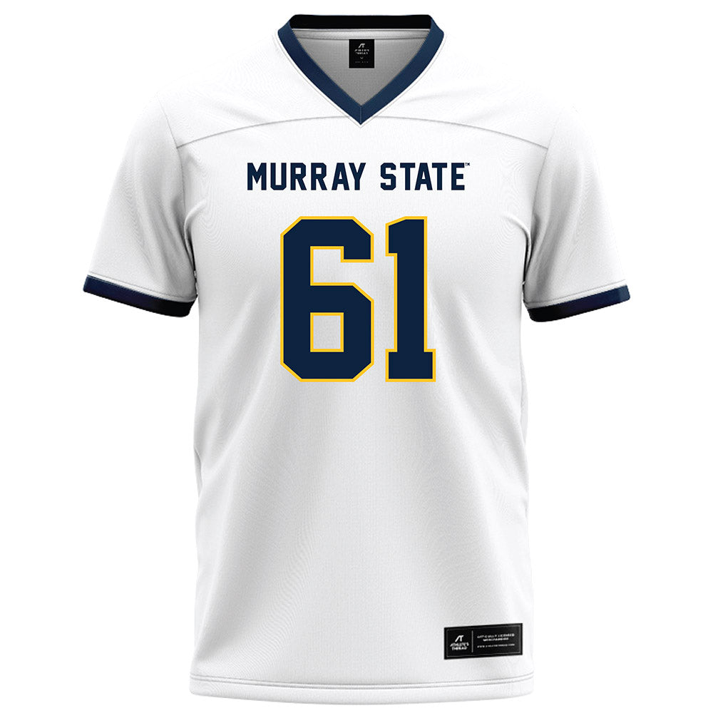 Murray State - NCAA Football : AJ Shadid - White Football Jersey-0