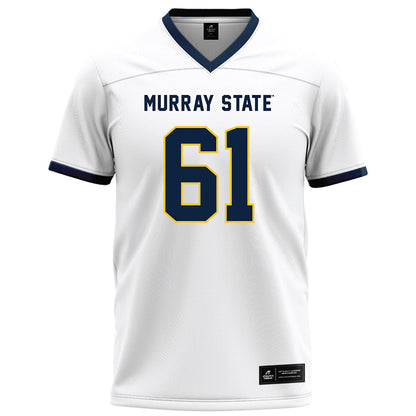 Murray State - NCAA Football : AJ Shadid - White Football Jersey-0