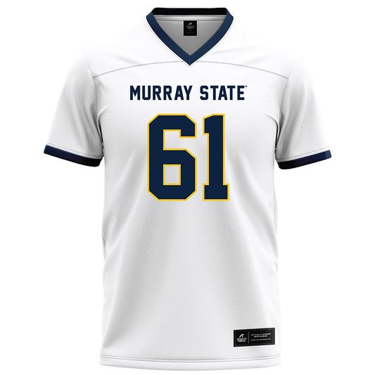 Murray State - NCAA Football : AJ Shadid - White Football Jersey-0