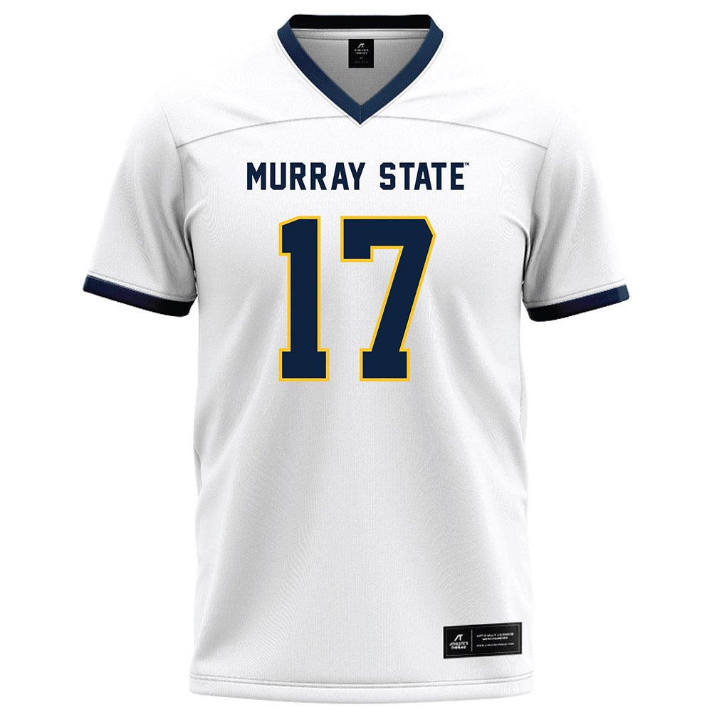 Murray State - NCAA Football : Trace Corum - White Football Jersey-0