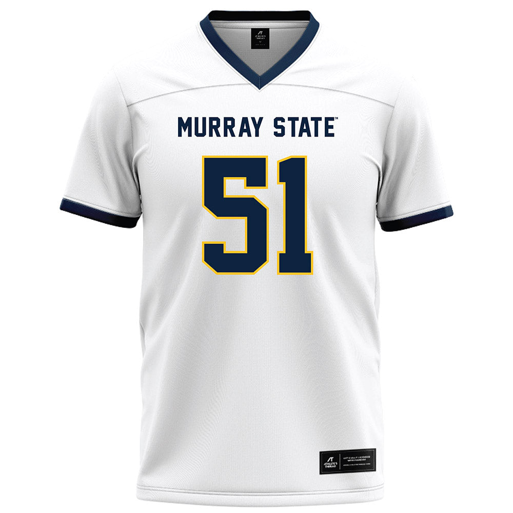Murray State - NCAA Football : zaccheous grady - White Football Jersey-0