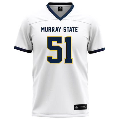 Murray State - NCAA Football : zaccheous grady - White Football Jersey-0