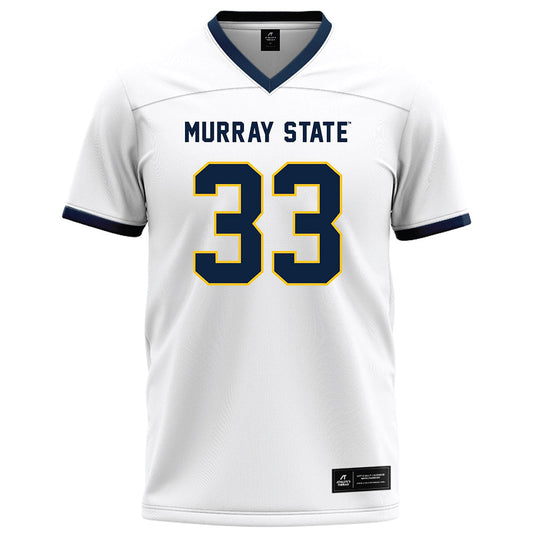 Murray State - NCAA Football : Tyrell Campbell - White Football Jersey